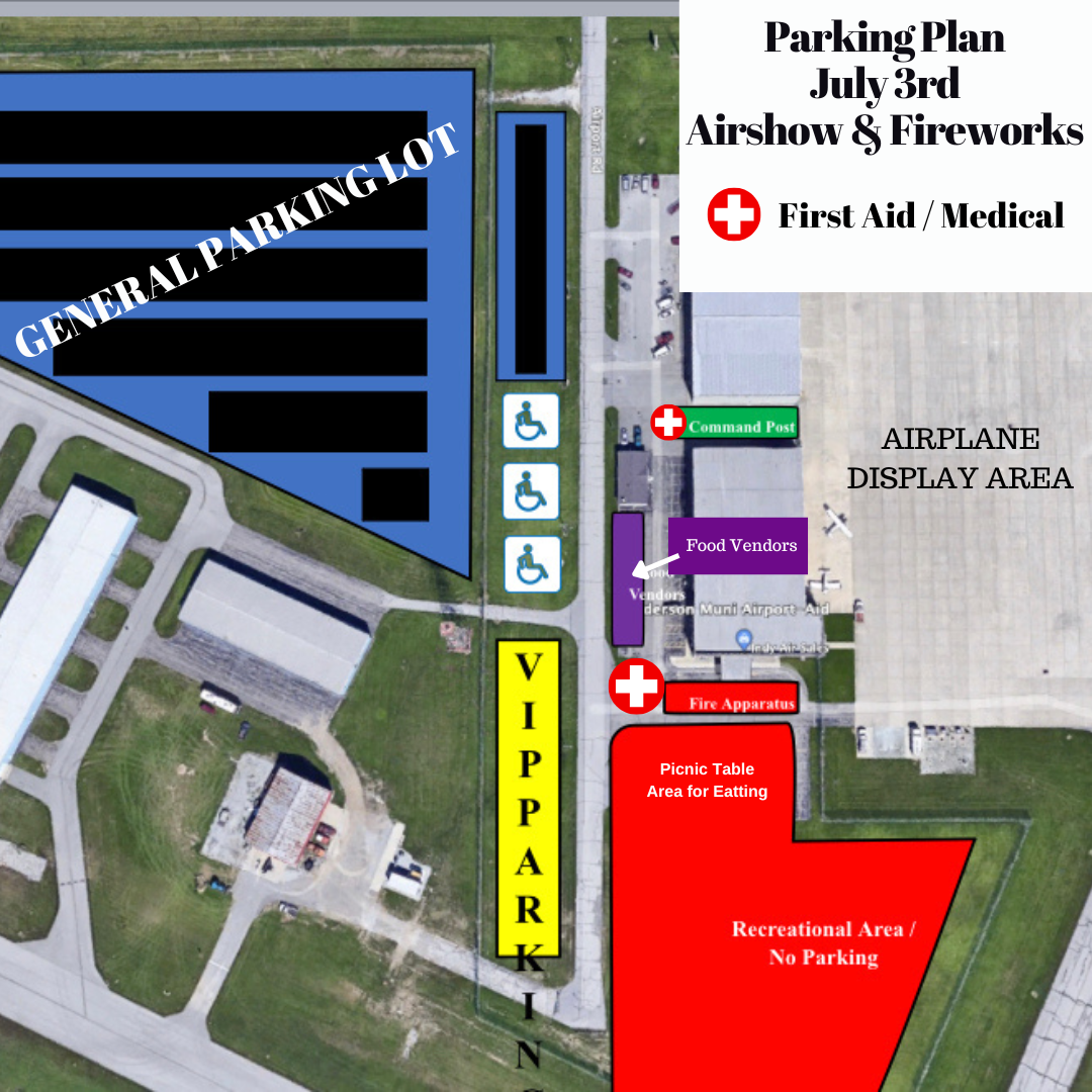 Airport Parking for 3rd of July Events