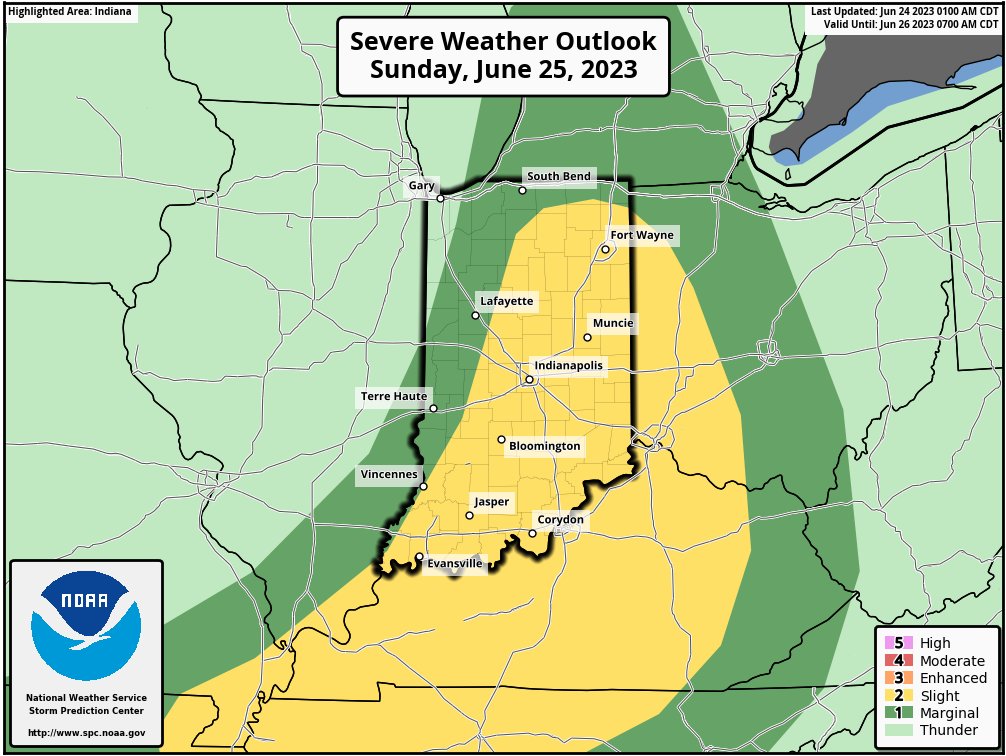 Severe Storms Tonight and Sunday